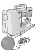 Kit pied pour de fils décoratifs couché (laines, cordonnets, etc..) 920403096