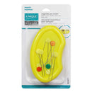 Porte-épingles aimanté jaune