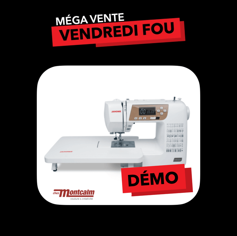 DEMO Janome 3160QDC-T Machine à coudre avec table d'extension