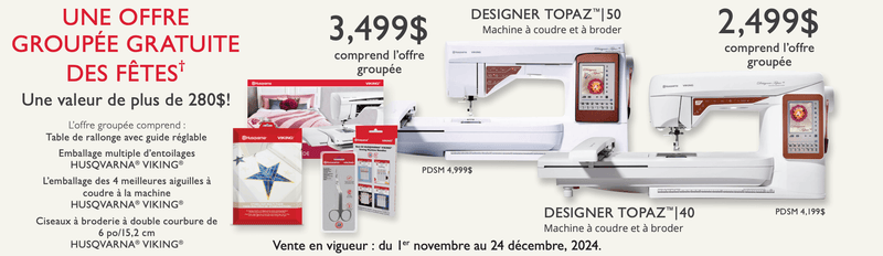 Designer Topaz 50 avec brodeuse