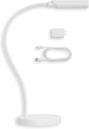 Reliable UberLight Flex 4100TL Lampe de bureau portable à DEL avec base ronde (blanc)