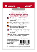 Aiguille universelle double — 80/12 — 1,6 mm — 1 pièce — Husqvarna Viking — 920654096 — verso