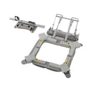 Ensemble Brother PRVMFMKIT : cadre magnétique de 4 × 4 po et bras F présenté séparément, vue de trois quarts.