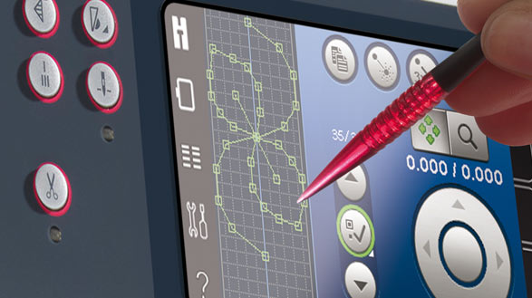 DEMO Pfaff Creative 3.0 brodeuse avec couture