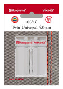 Aiguille universelle double — 100/16 — 4 mm — 1 pièce — Husqvarna Viking — 920717096