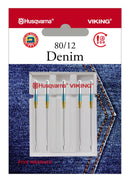 Aiguilles à denim 80/12 — paquet de 5 — Husqvarna Viking — 920659096