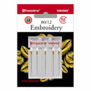 Husqvarna Viking Embroidery Needles Size 80/12 5-Pack — vue du fabricant