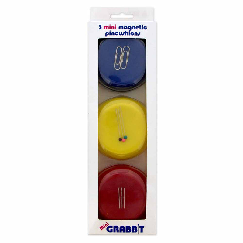Mini porte-épingles magnétiques Grabbit - ens. de 3