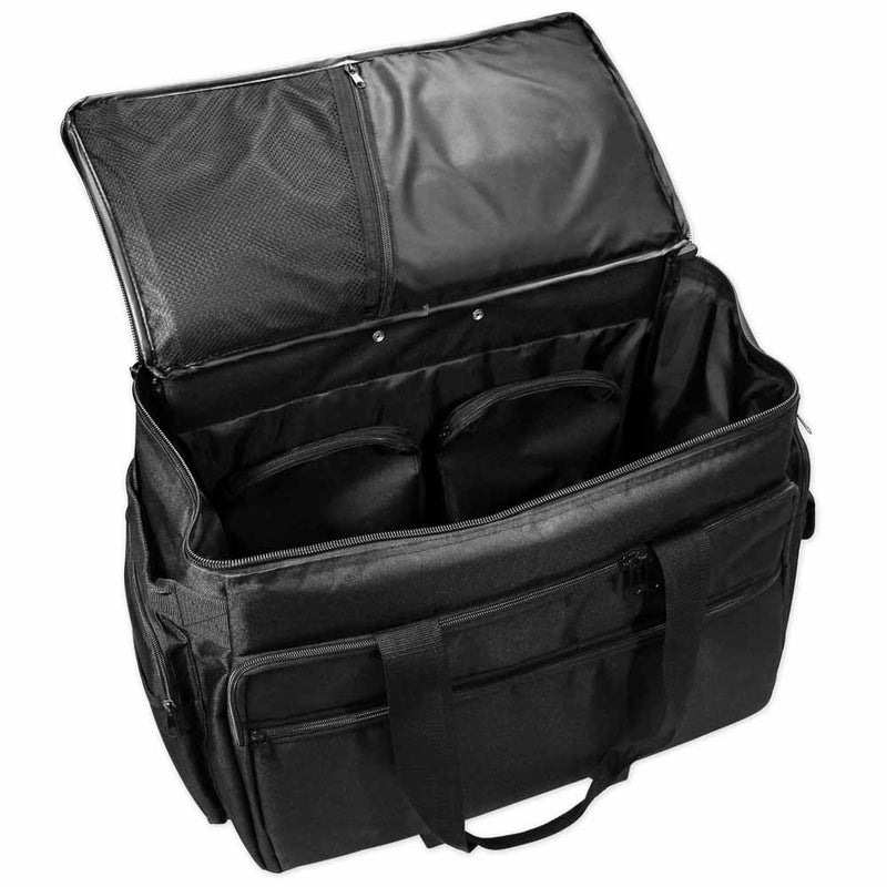 Grande valise à roulettes pour machine à coudre - noir - 22″ x 141⁄2″ x 10″